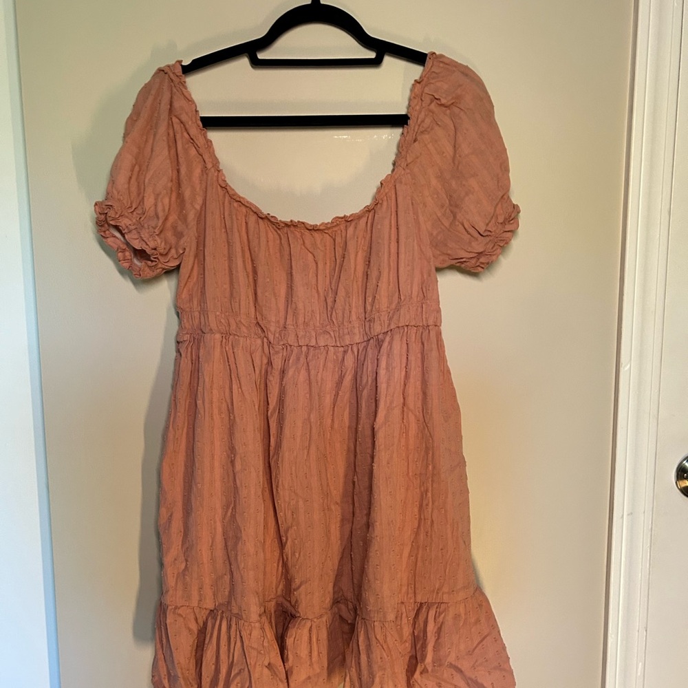 SHEIN Blush Textured Dress